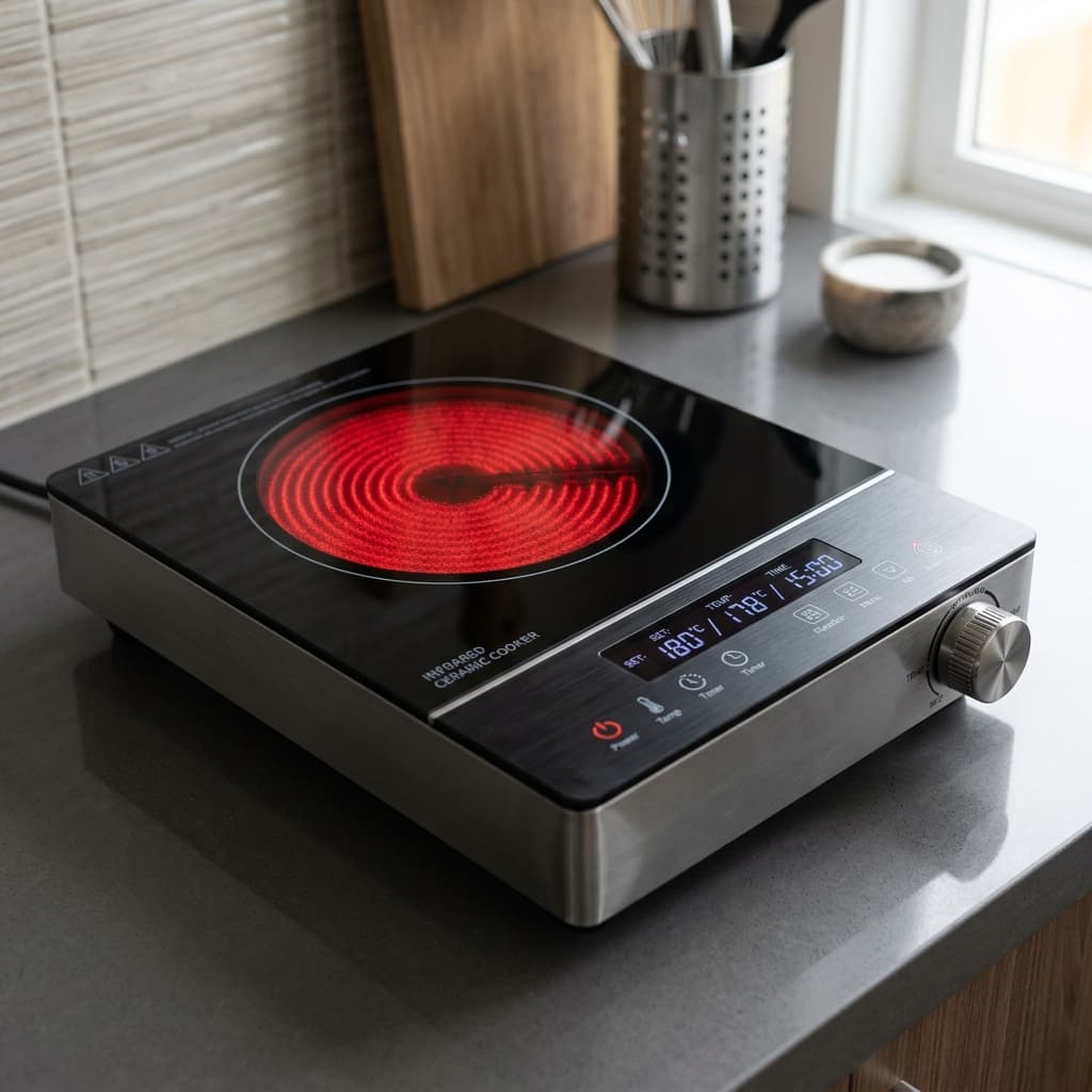 VKronx 2200W Multi-Cookware Infrared Cooker thumbnail 2